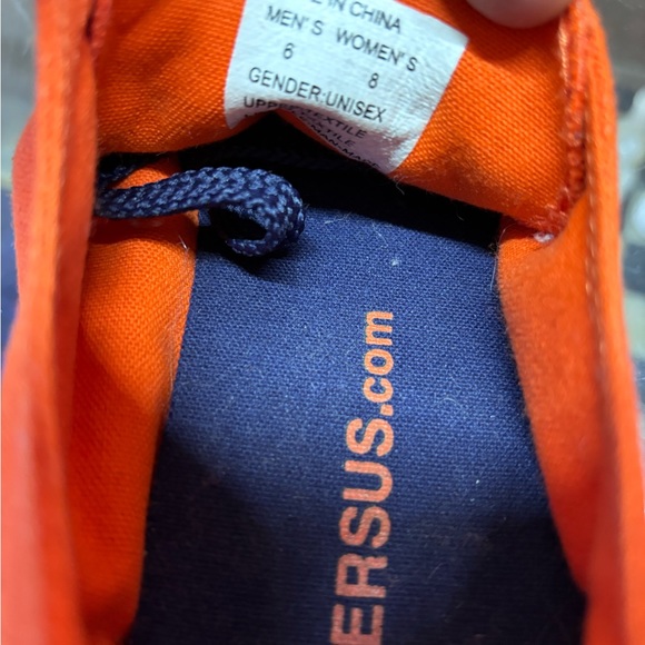 Auburn University Tigers Size Mens 6 or Womens 8 Textile Shoes Reversus - Picture 8 of 9